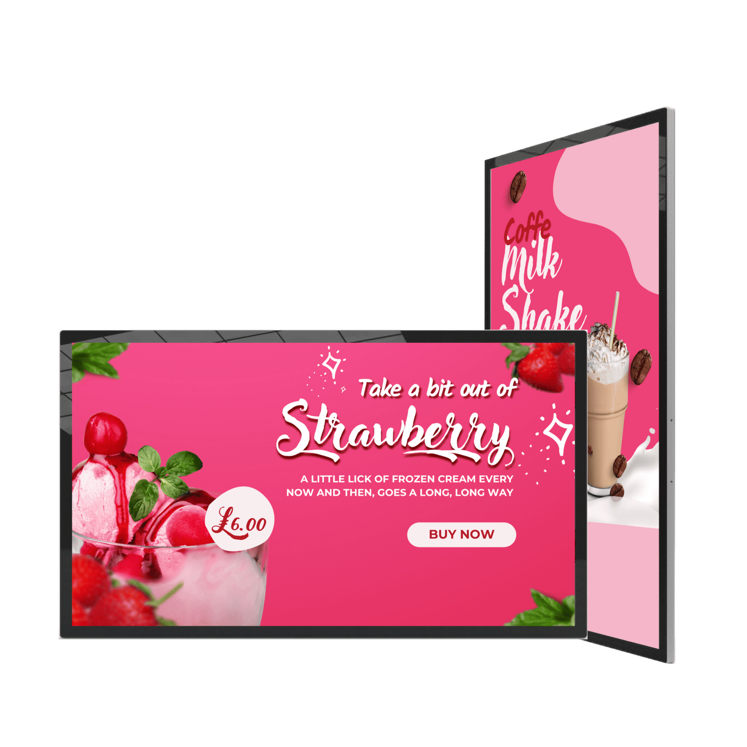 Tablet Look Digital Menu Board - Elegant and High-Impact Digital Signage Solutions