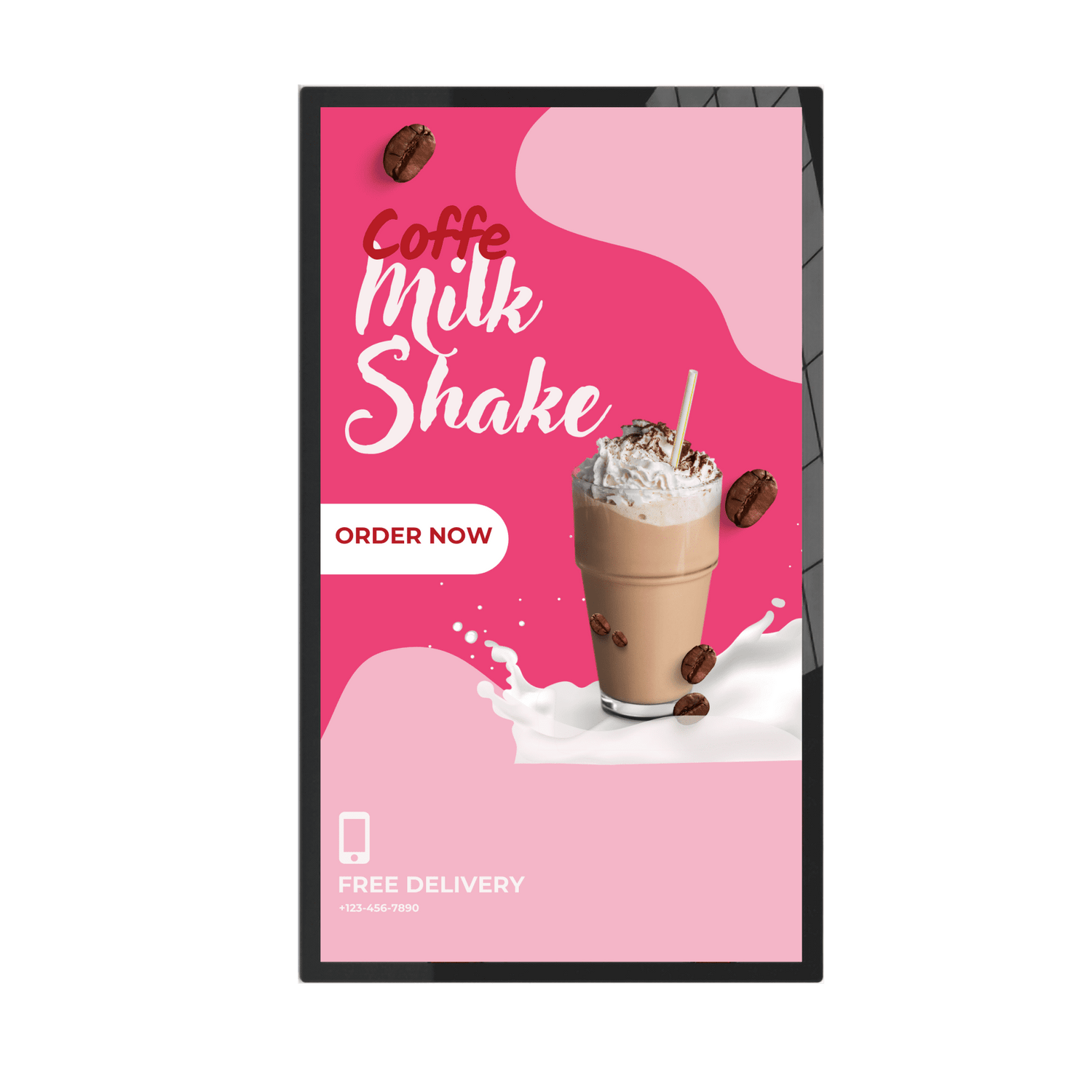 Tablet Look Digital Menu Board - Elegant and High-Impact Digital Signage Solutions