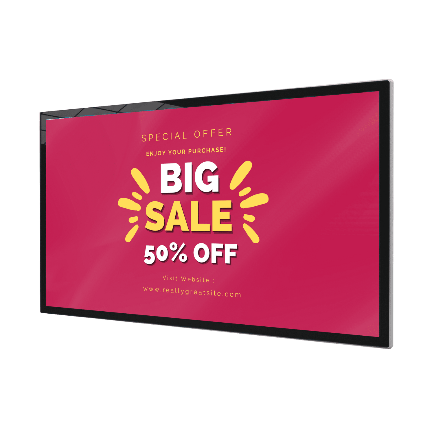 Slimline Pro Digital Advertising Display - High-Impact Digital Signage Solutions