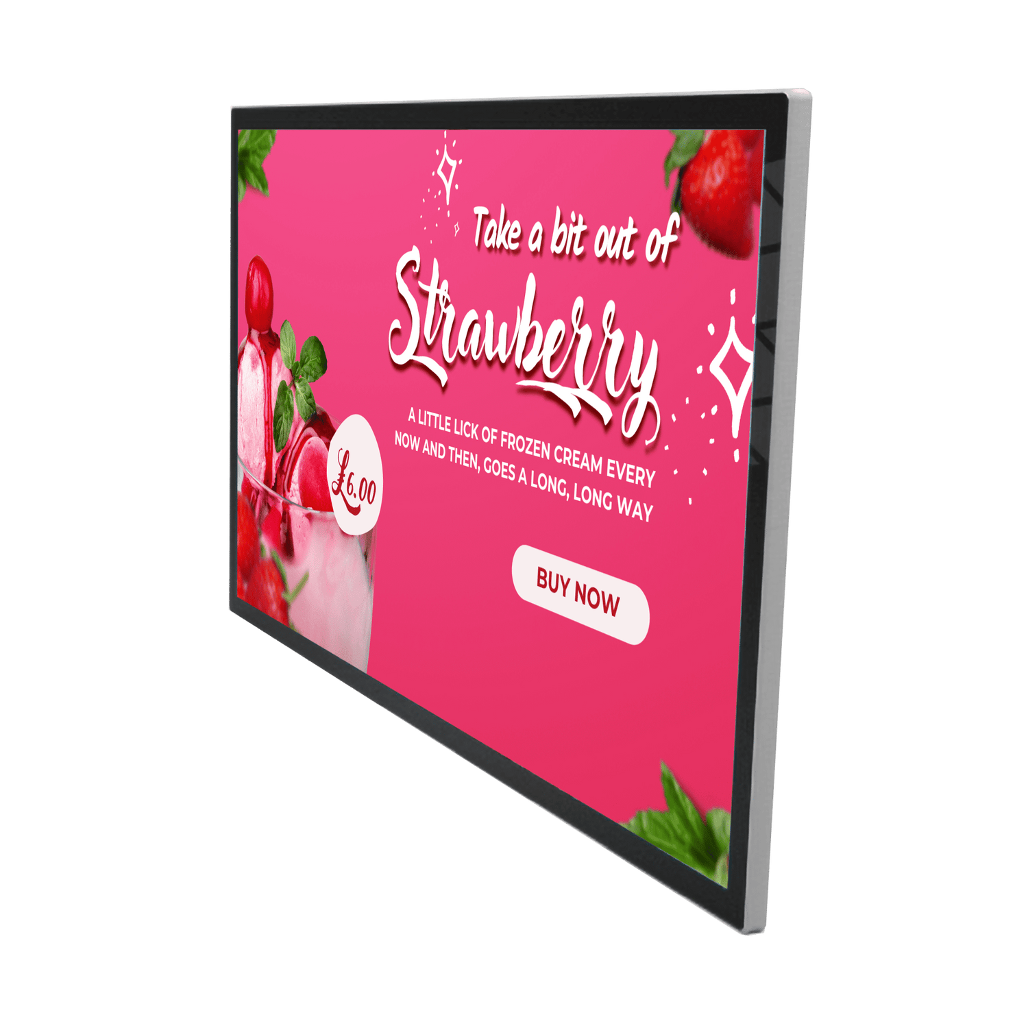 Tablet Look Digital Menu Board - Elegant and High-Impact Digital Signage Solutions