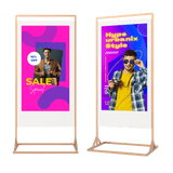 Superslim Freestanding Double-Sided Digital Posters | Digital Totem