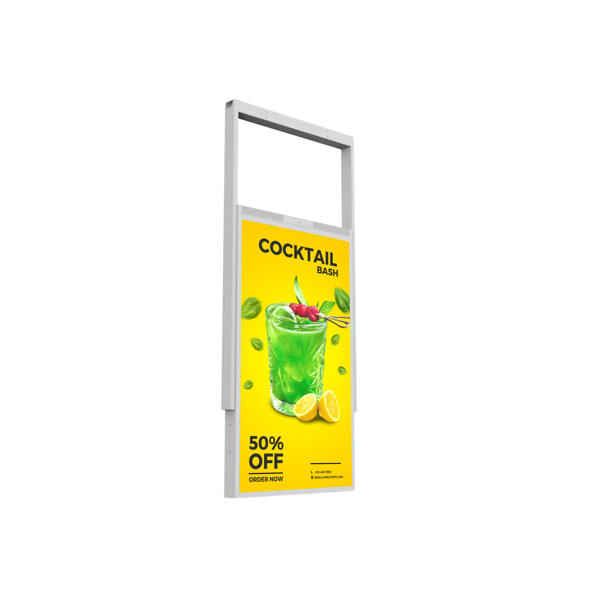 Hanging Double Sided Window Display | Ultra High Brightness