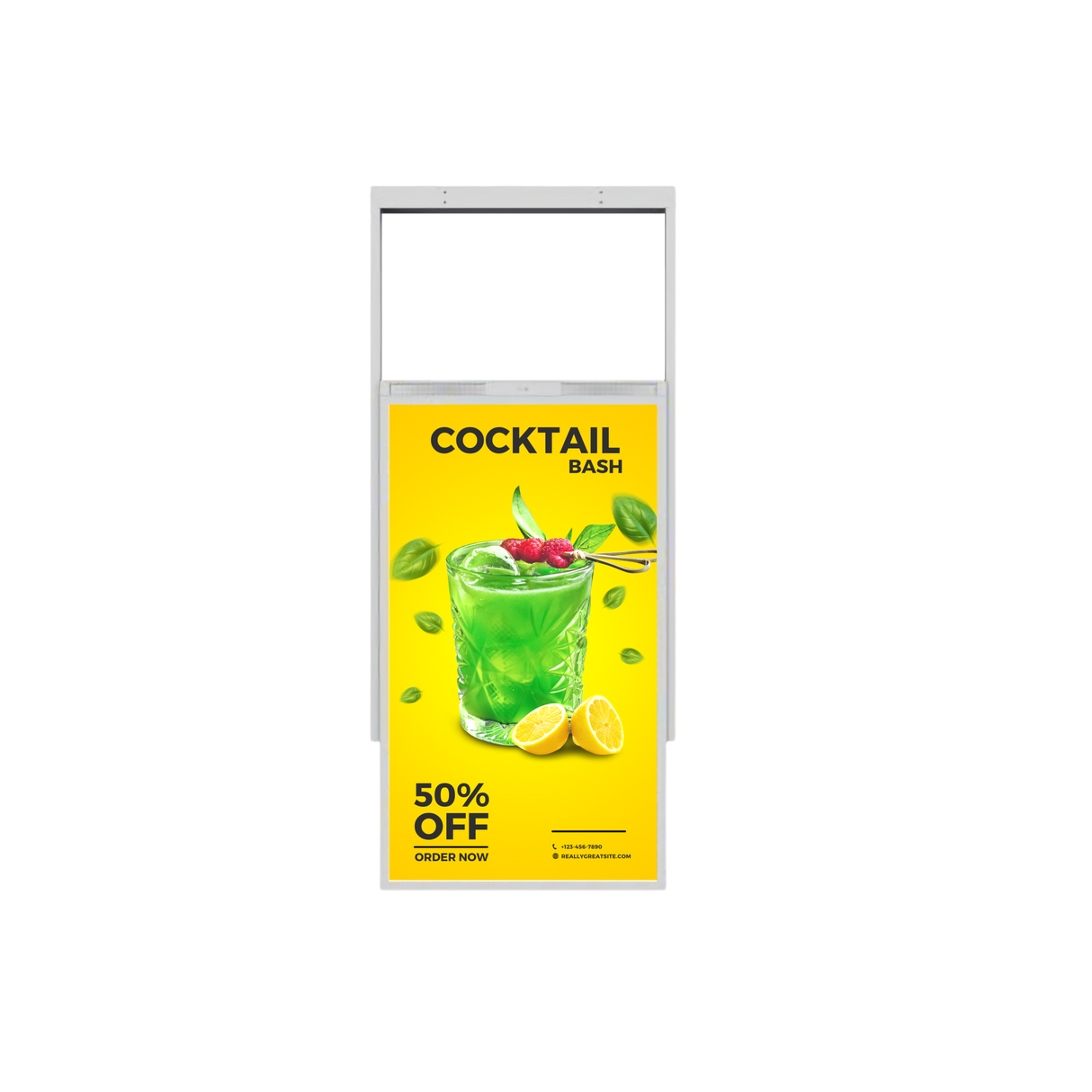 Hanging Double Sided Window Display | Ultra High Brightness